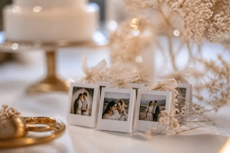 Lots de bumpers Instax Anzena pour un mariage